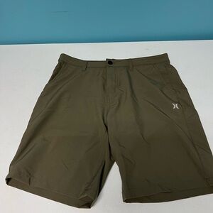 Hurley Men's Khaki Green Hybrid Shorts